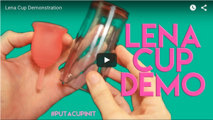 Lena Cup video demonstration- love this cup!